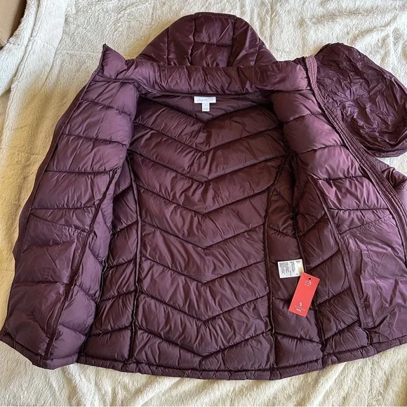 NWT Charter Club Packable Puffer Jacket, S - Picture 5 of 9